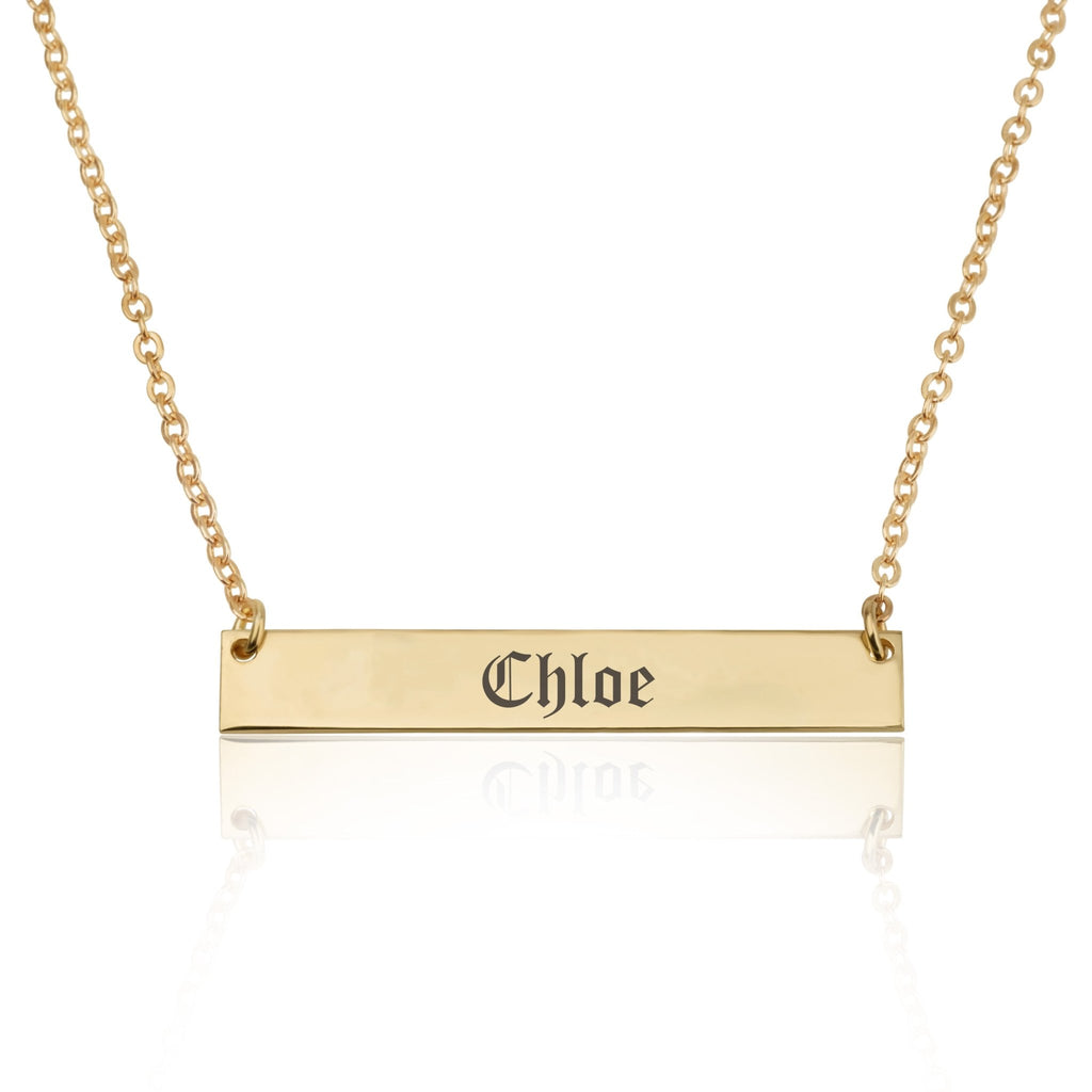 Customize Bar Necklace La Vie Bien Customize Bar Necklace