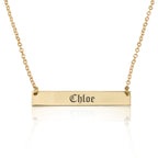 Customize Bar Necklace La Vie Bien Customize Bar Necklace