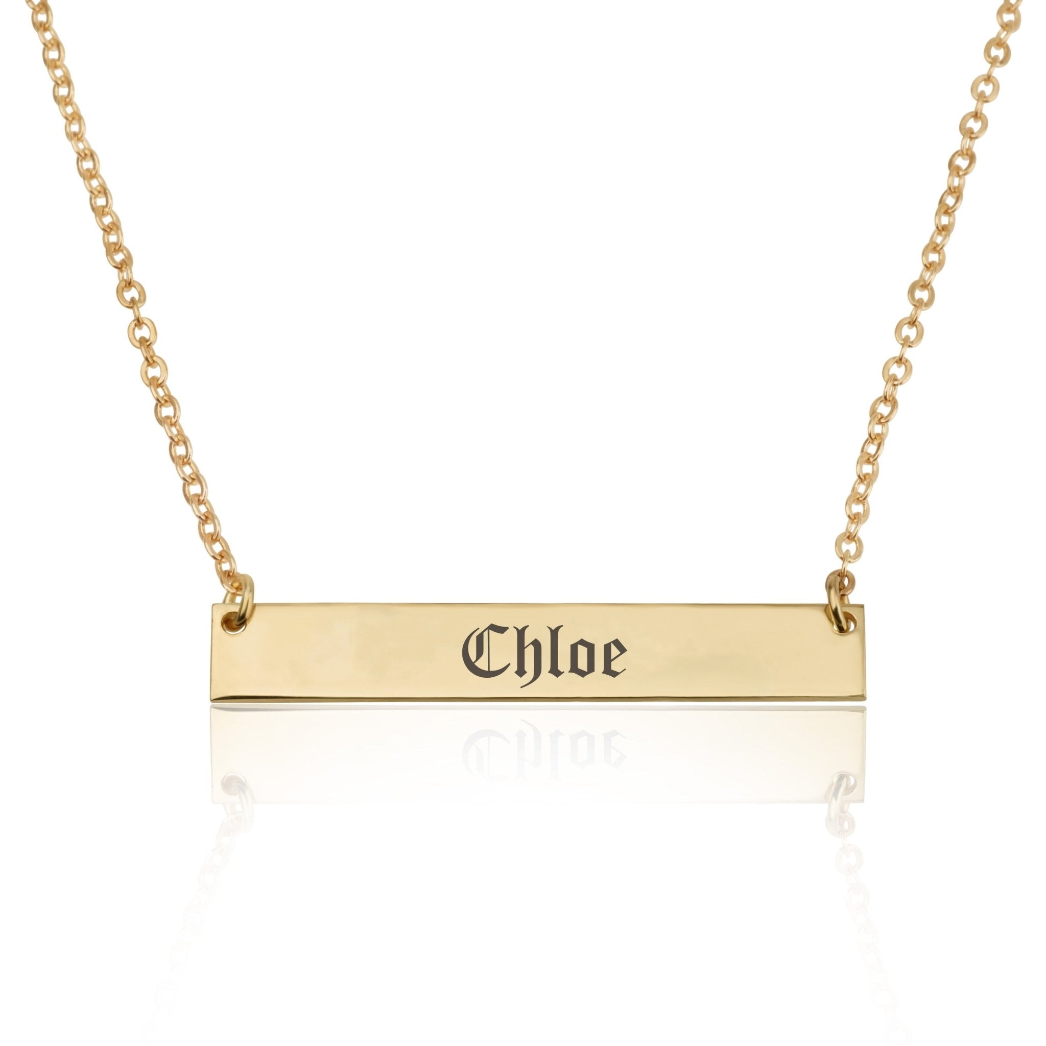 Customize Bar Necklace La Vie Bien Customize Bar Necklace