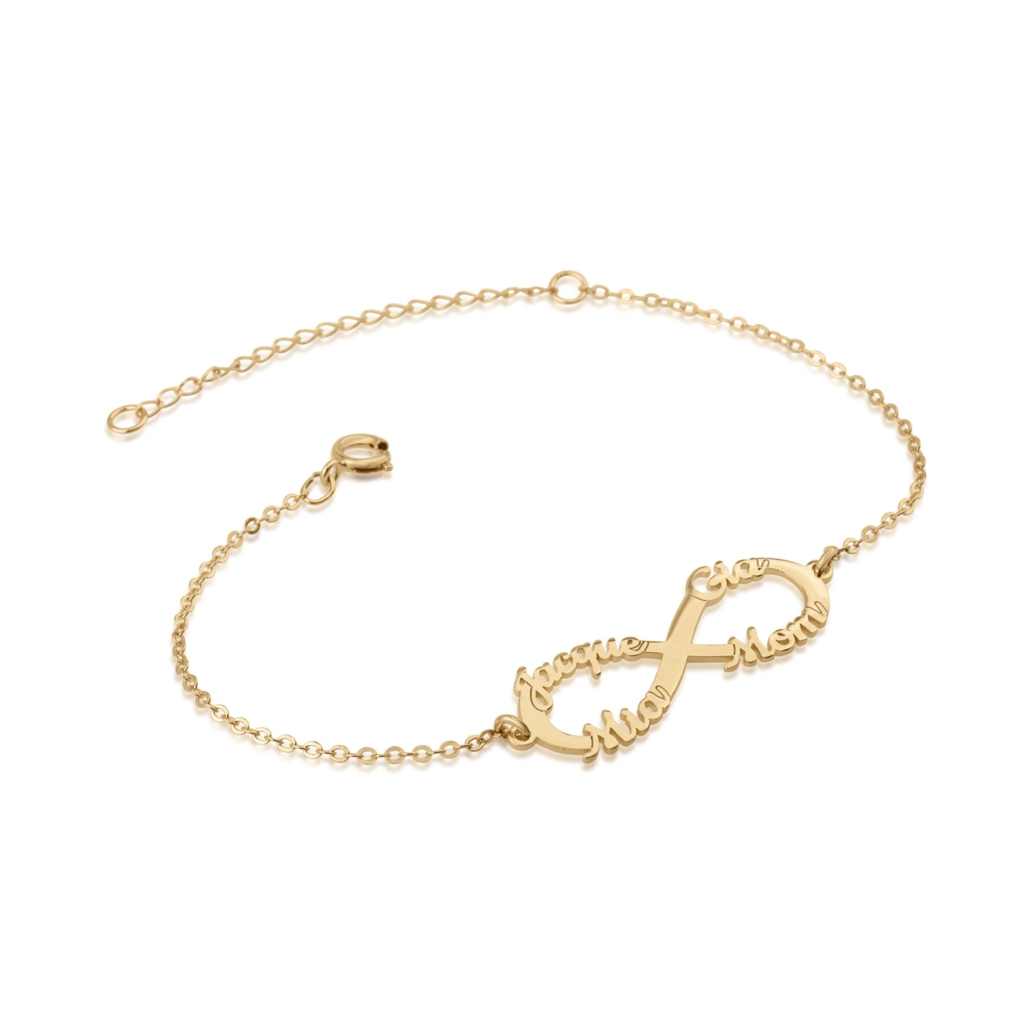 Customize Infinity Bracelet La Vie Bien Customize Infinity Bracelet