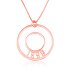 Customized Year Of Birth Disc Necklace La Vie Bien Customized Year Of Birth Disc Necklace