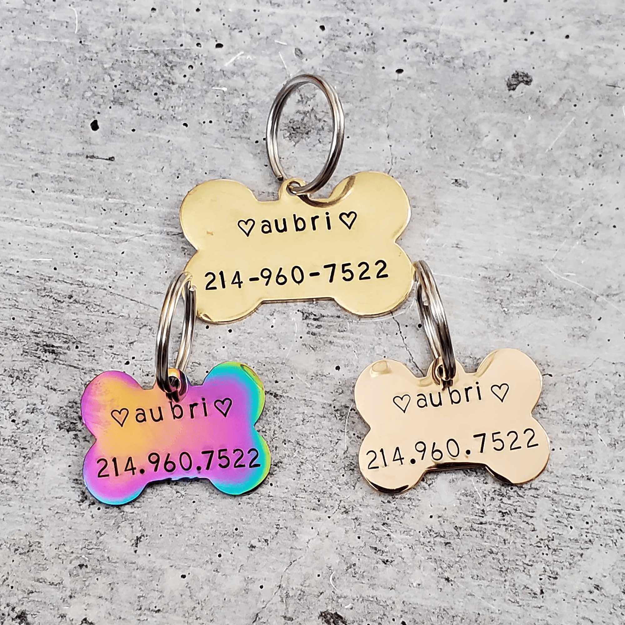 CUTE BUT PSYCHO Bone - Shaped Pet Tag Pet Tags La Vie Bien CUTE BUT PSYCHO Bone - Shaped Pet Tag