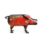 Cute Piggy - Colorful Recycled Metal La Vie Bien Cute Piggy - Colorful Recycled Metal