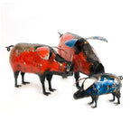 Cute Piggy - Colorful Recycled Metal La Vie Bien Cute Piggy - Colorful Recycled Metal
