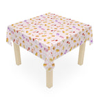 Cute pink gingham foodie Picnic Tablecloth, Cute Sweets Patterned Table Cover for Kids Parties, Everyday Decor Home Decor La Vie Bien Cute pink gingham foodie Picnic Tablecloth, Cute Sweets Patterned Table Cover for Kids Parties, Everyday Decor