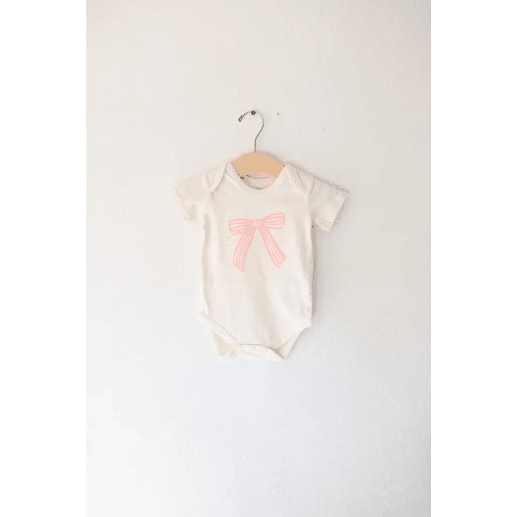 Cutesy Bow Baby Onesie
