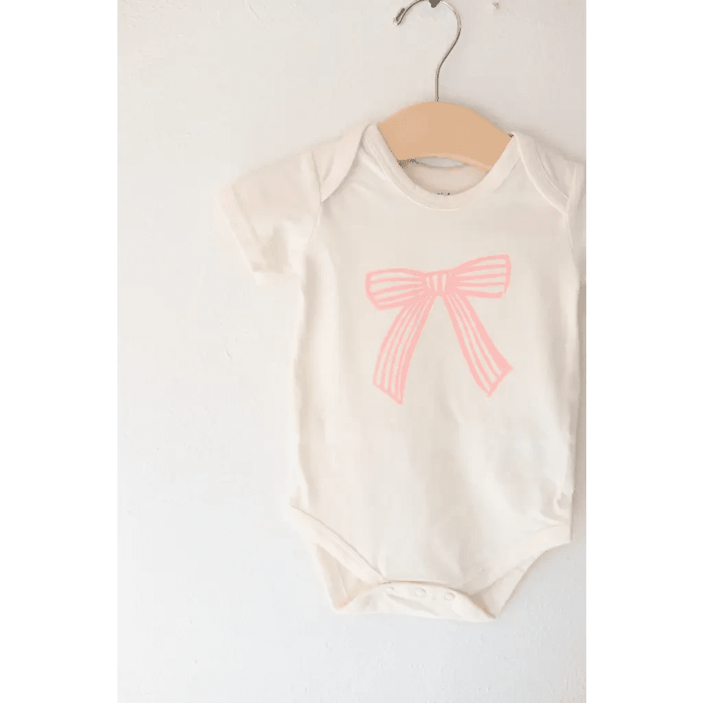 Cutesy Bow Baby Onesie