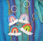 Cutie Pastel Rainbow Keychain and Bag Charm by Why Begin