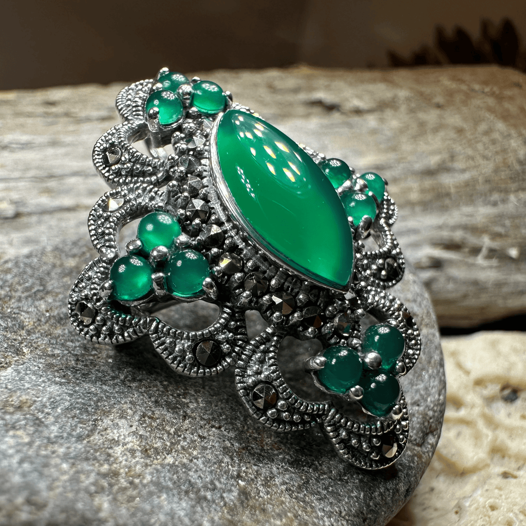 Cybele Celtic Marcasite Brooch Brooch La Vie Bien Cybele Celtic Marcasite Brooch