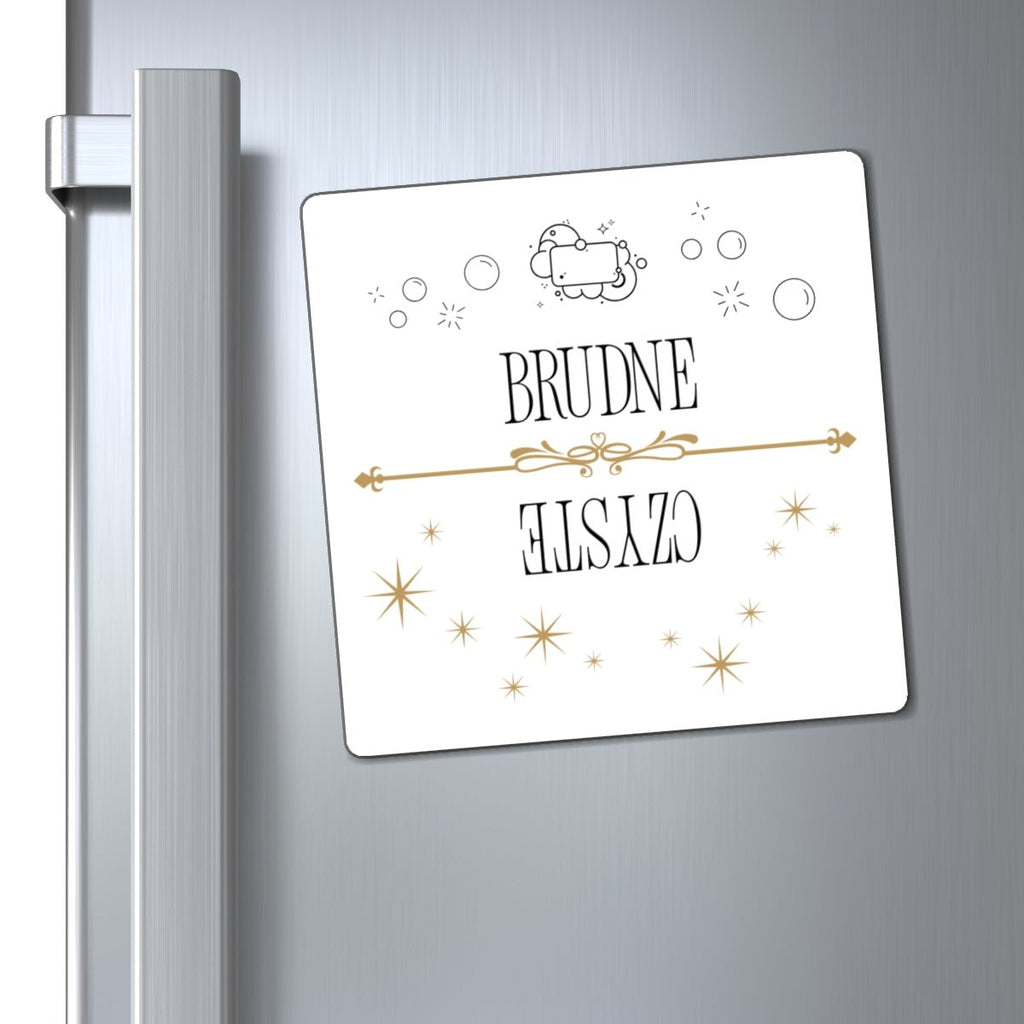 Czyste Brudne Dishwasher Magnet for Polish homes, Polish Dirty Clean Indicator Magnet La Vie Bien Czyste Brudne Dishwasher Magnet for Polish homes, Polish Dirty Clean Indicator