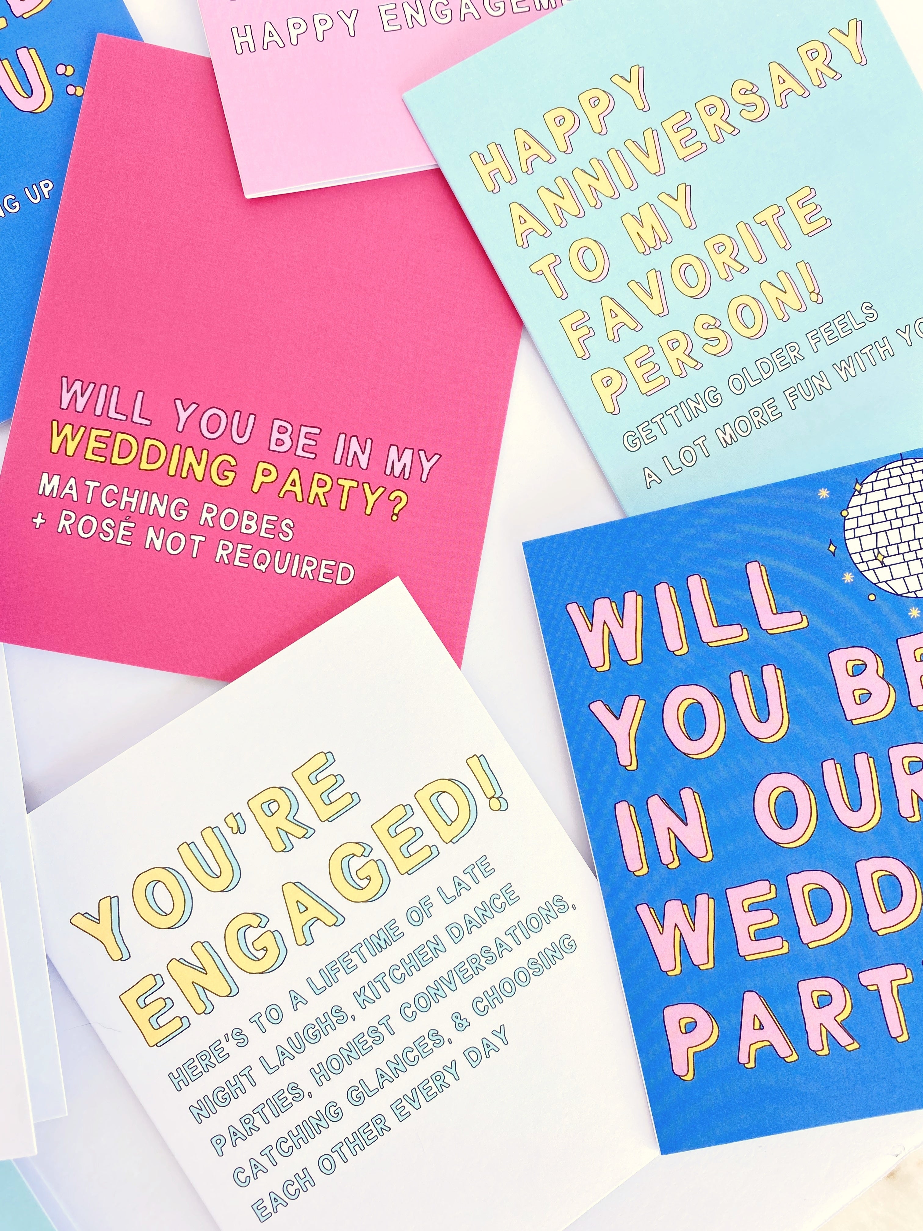 You're Engaged Here's to A Lifetime of Late Night Laughs