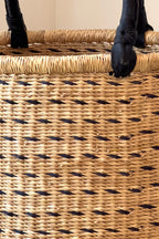 Hold Everything Hamper - Horizontal Black Dashes