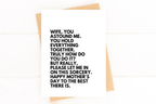 Mom Sorcery Funny Mother's Day Card to Wife by Five Dot Post