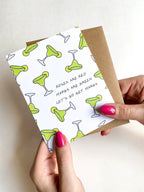 Margarita Galentine's Card – Funny & Cute Anniversary Card for Marg Lovers, Unique Valentine's Love Card by Five Dot Post