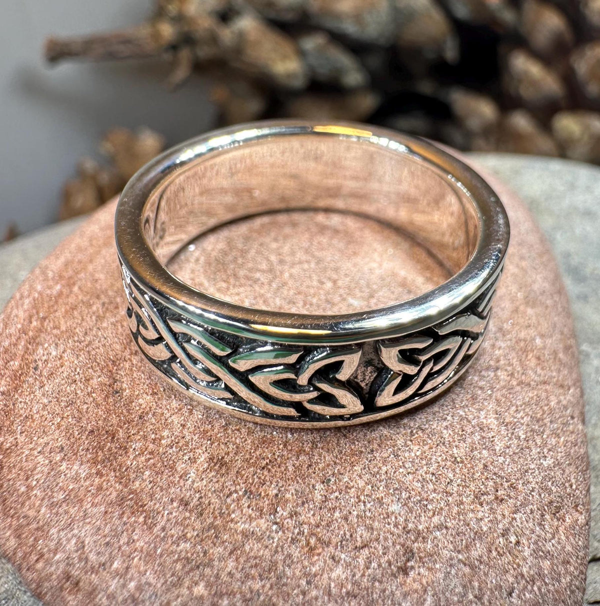 Dàil Celtic Ring in Sterling Silver Ring La Vie Bien Dàil Celtic Ring in Sterling Silver