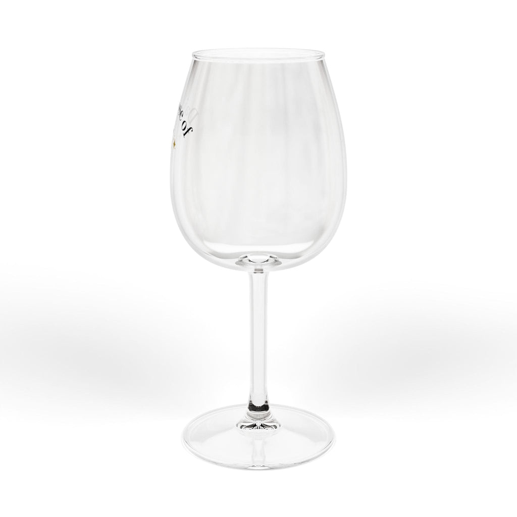 Daily Dose of chai 12oz Wine Glass, Hebrew Chai Celebration Stemware Wine glass La Vie Bien Daily Dose of chai 12oz Wine Glass, Hebrew Chai Celebration Stemware