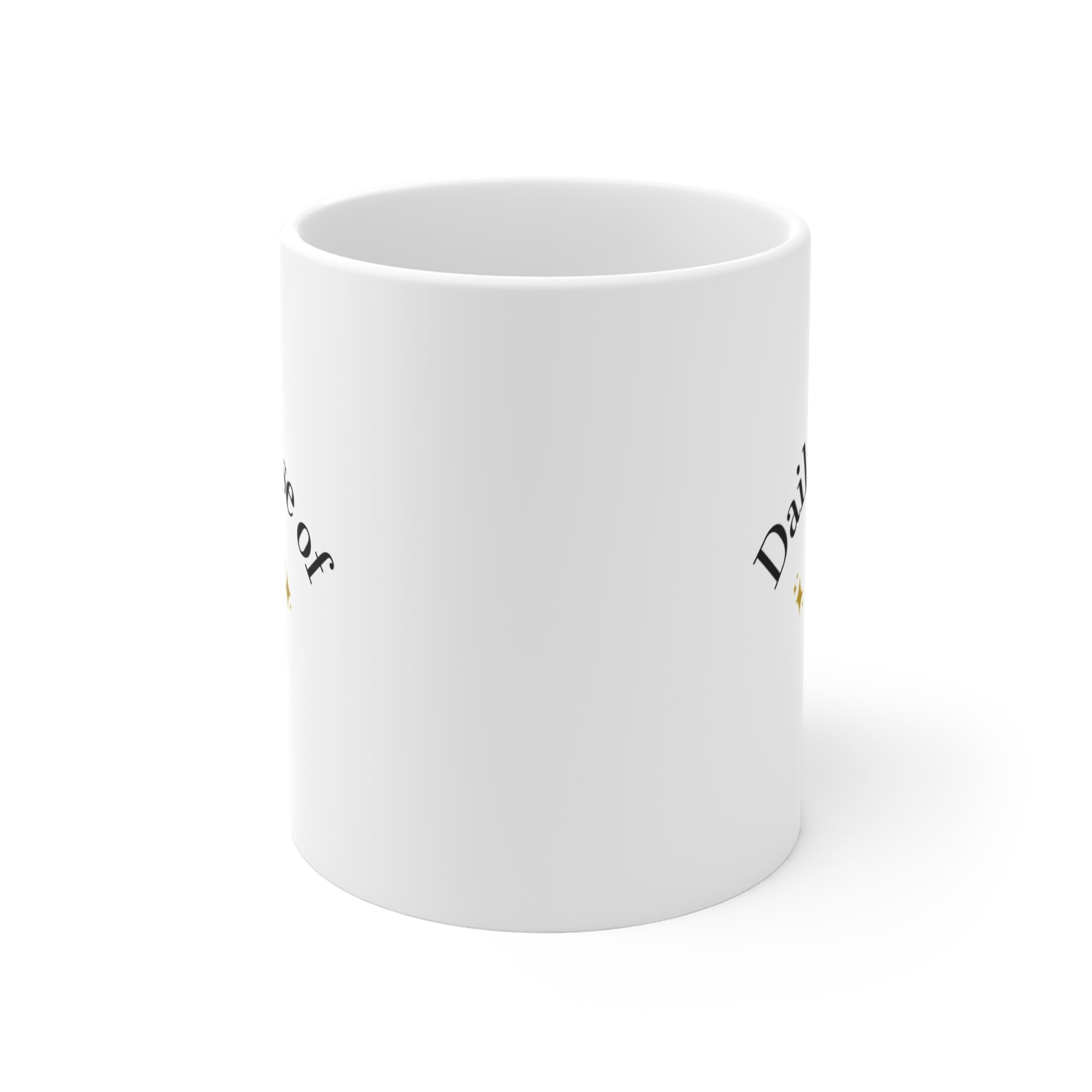 Daily Dose of Chai Mug, Hebrew Life Script, Minimal Gold Accent Mug La Vie Bien Daily Dose of Chai Mug, Hebrew Life Script, Minimal Gold Accent