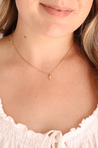 Dainty Cross Necklace Necklace La Vie Bien Dainty Cross Necklace