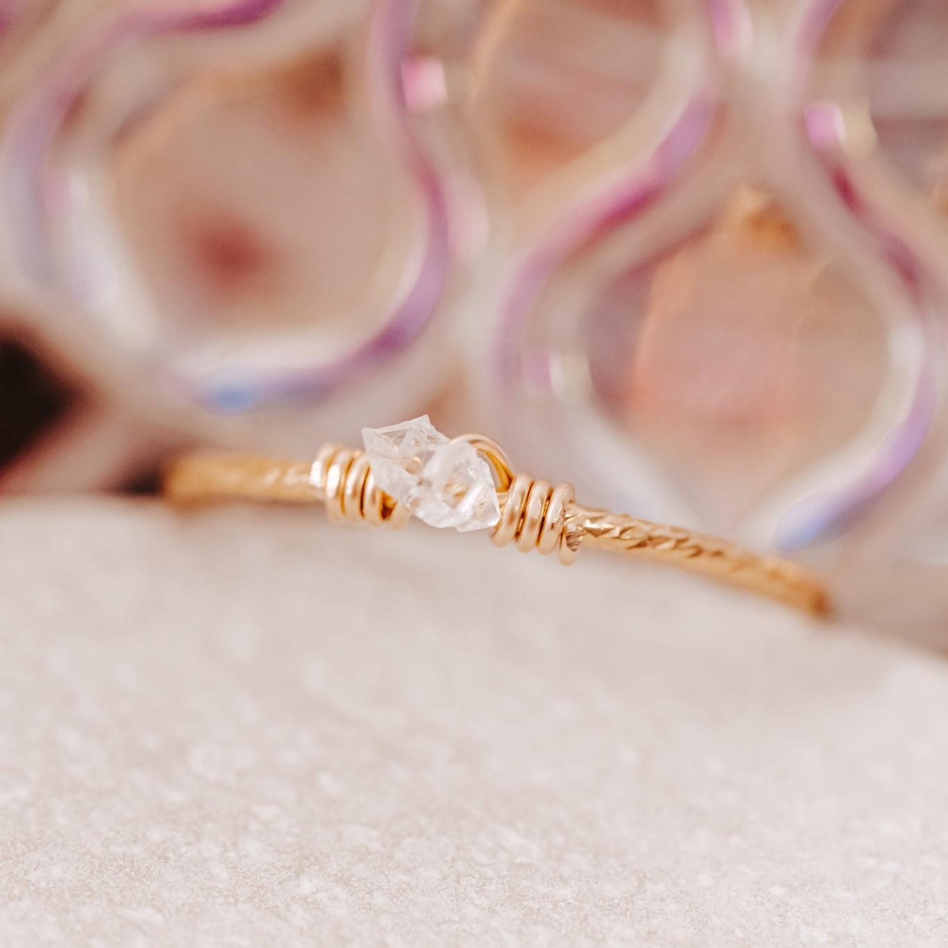 Dainty Crystal Ring Finger Rings La Vie Bien Dainty Crystal Ring