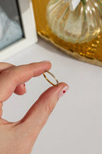 Dainty Crystal Stacker Ring by Rose & Clay