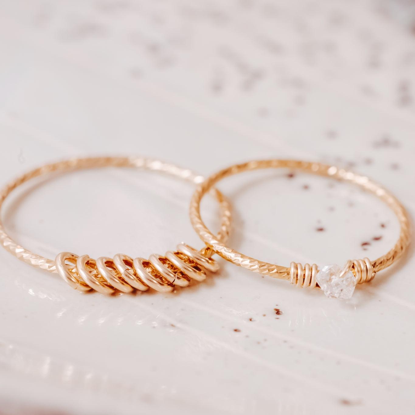 Dainty Fidget Ring La Vie Bien Dainty Fidget Ring