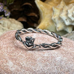 Dainty Irish Claddagh Ring in Sterling Silver Ring La Vie Bien Dainty Irish Claddagh Ring in Sterling Silver