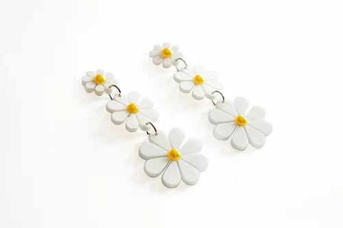 Daisies Earrings by Laliblue Brooches & Lapel Pins La Vie Bien Daisies Earrings by Laliblue