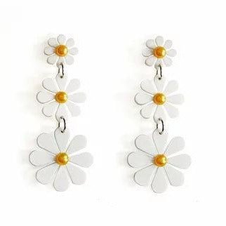 Daisies Earrings by Laliblue Brooches & Lapel Pins La Vie Bien Daisies Earrings by Laliblue