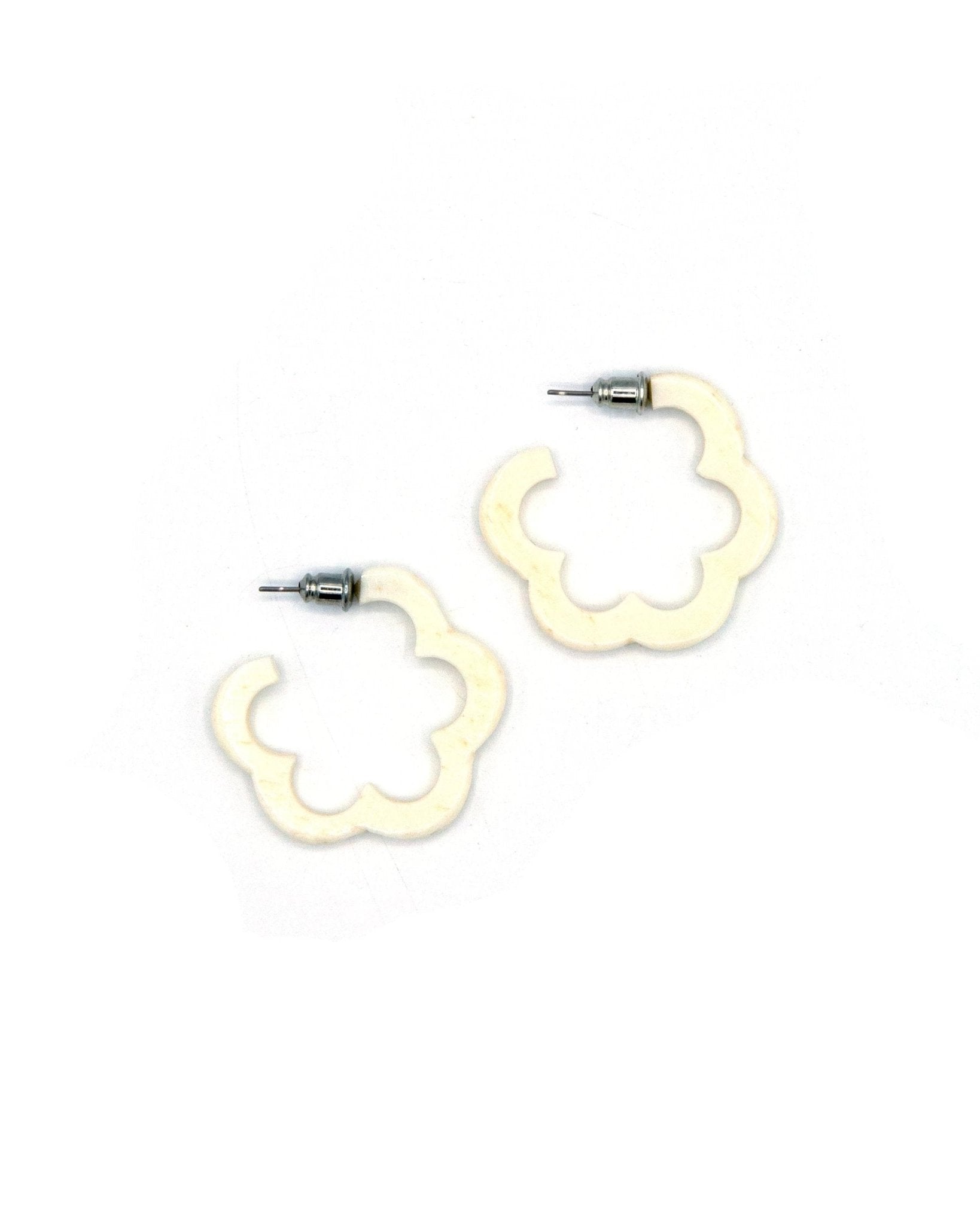 Daisy Bone Hoops by Fair Anita