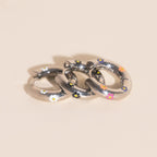 Daisy Chunky Rounded Huggie Hoop Earrings by Oh Clementine