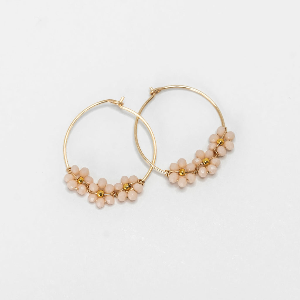Daisy gold earrings Earrings La Vie Bien Daisy gold earrings
