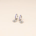 Daisy Huggie Hoop Charms by Oh Clementine