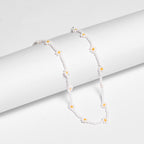 Daisy Seed Bead Floral Boho Choker - Guatemala Bracelets La Vie Bien Daisy Seed Bead Floral Boho Choker - Guatemala