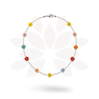 Daisy Seed Bead Floral Boho Choker - Guatemala Bracelets La Vie Bien Daisy Seed Bead Floral Boho Choker - Guatemala