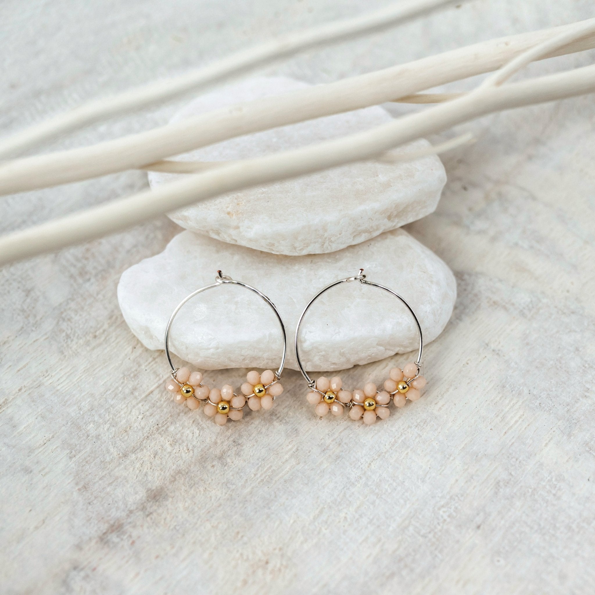 Daisy silver earrings Earrings La Vie Bien Daisy silver earrings