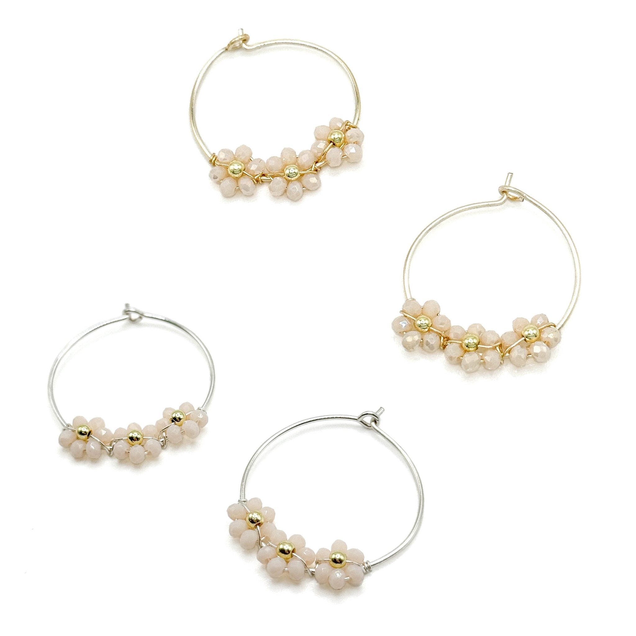 Daisy silver earrings Earrings La Vie Bien Daisy silver earrings