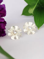 Daisy Statement Stud Earrings by Ash & Rose