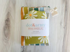 Daisy and Stripe Bread Makers Set- bread bag and cover by Dot and Army