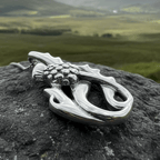 Daleina Scottish Thistle Necklace in Sterling Silver Pendant La Vie Bien Daleina Scottish Thistle Necklace in Sterling Silver