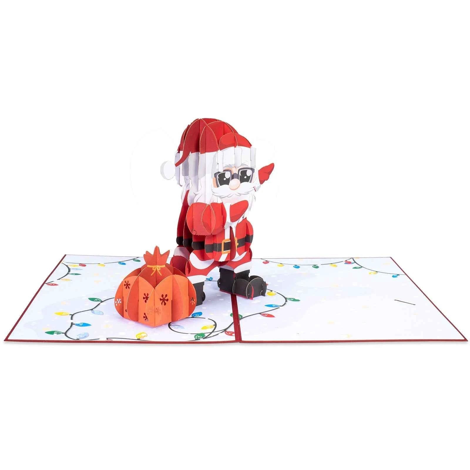 Dancing Santa Pop Up Christmas Card by Paper Love
