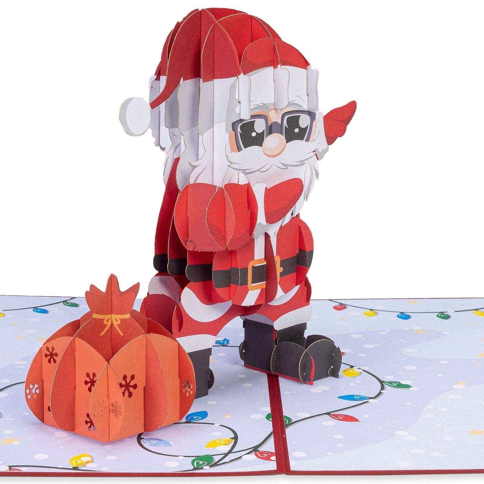 Dancing Santa Pop Up Christmas Card by Paper Love