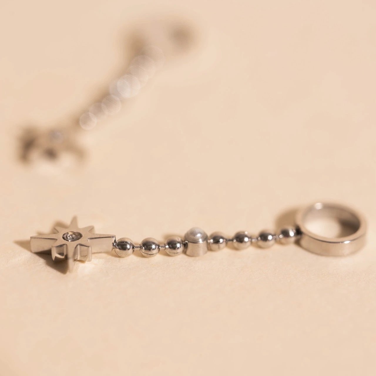 Dangle Starburst Huggie Hoop Charms by Oh Clementine