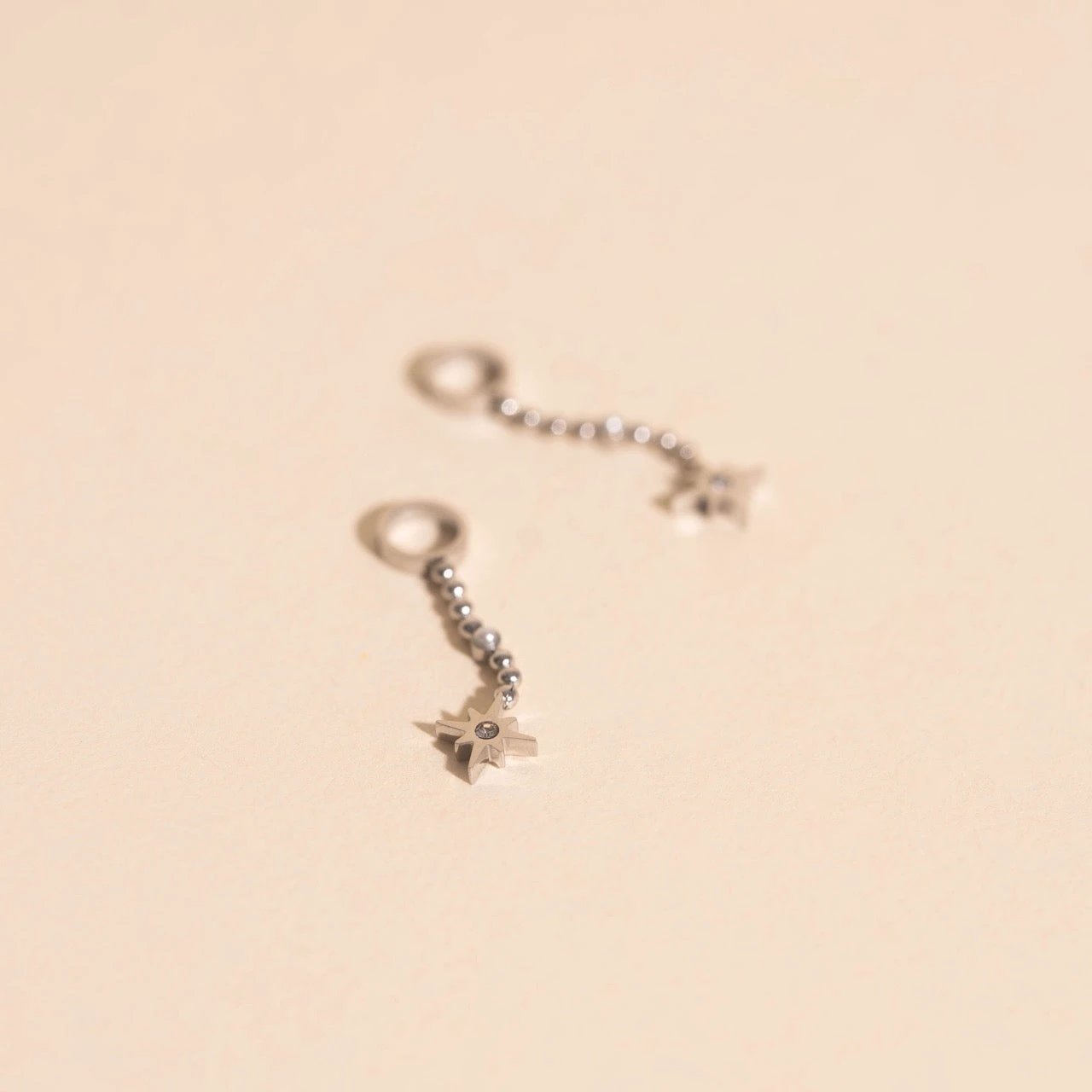 Dangle Starburst Huggie Hoop Charms by Oh Clementine