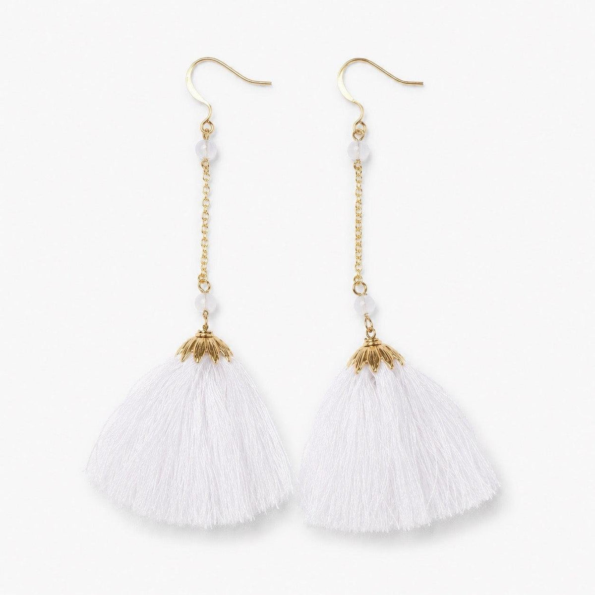 Dangling Tassel Earrings - Thailand Earrings La Vie Bien Dangling Tassel Earrings - Thailand