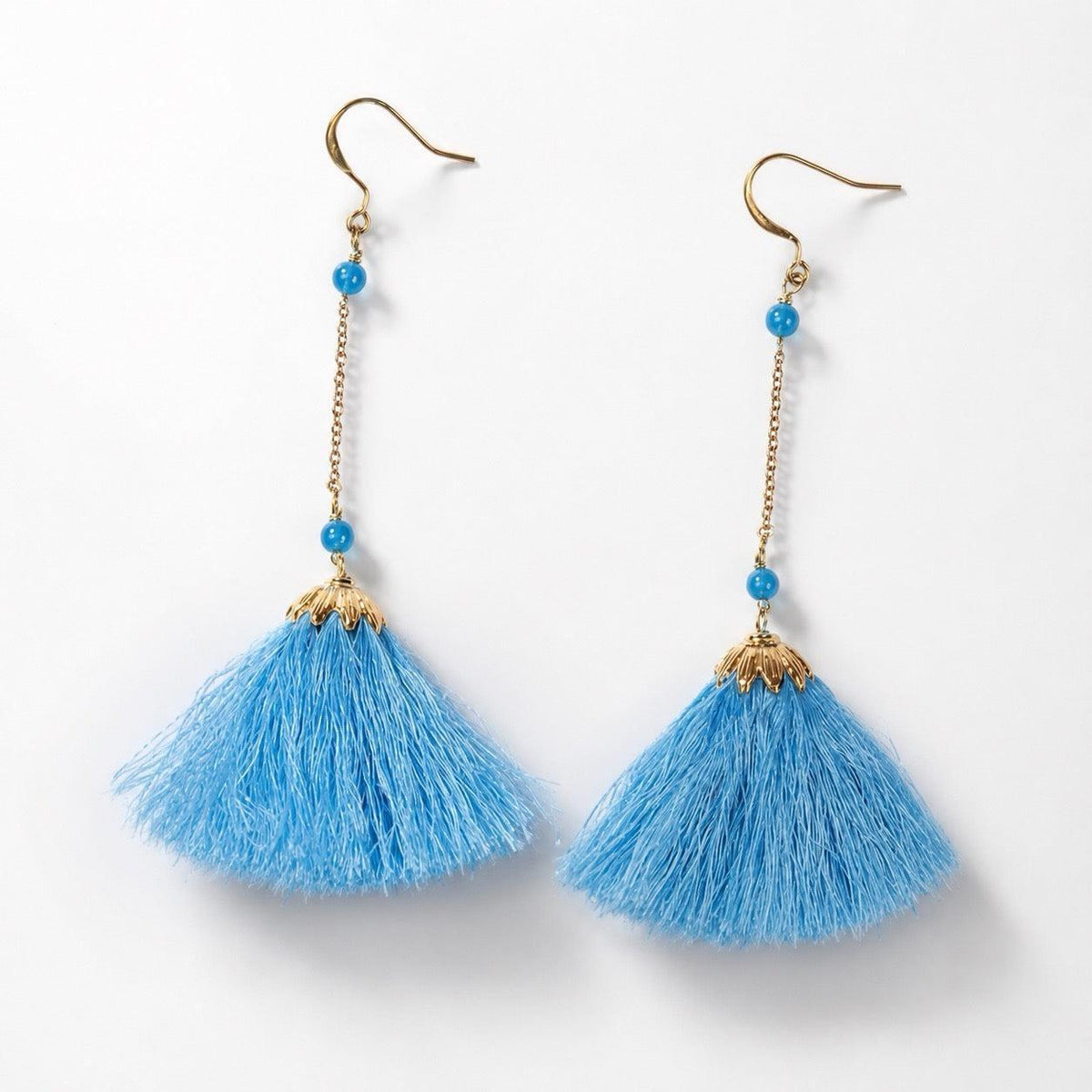 Dangling Tassel Earrings - Thailand Earrings La Vie Bien Dangling Tassel Earrings - Thailand