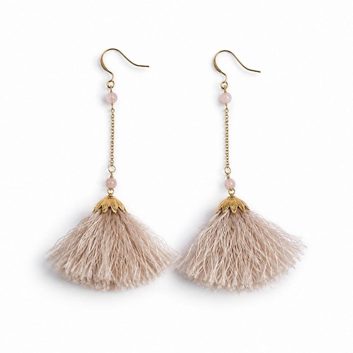 Dangling Tassel Earrings - Thailand Earrings La Vie Bien Dangling Tassel Earrings - Thailand