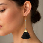 Dangling Tassel Earrings - Thailand Earrings La Vie Bien Dangling Tassel Earrings - Thailand