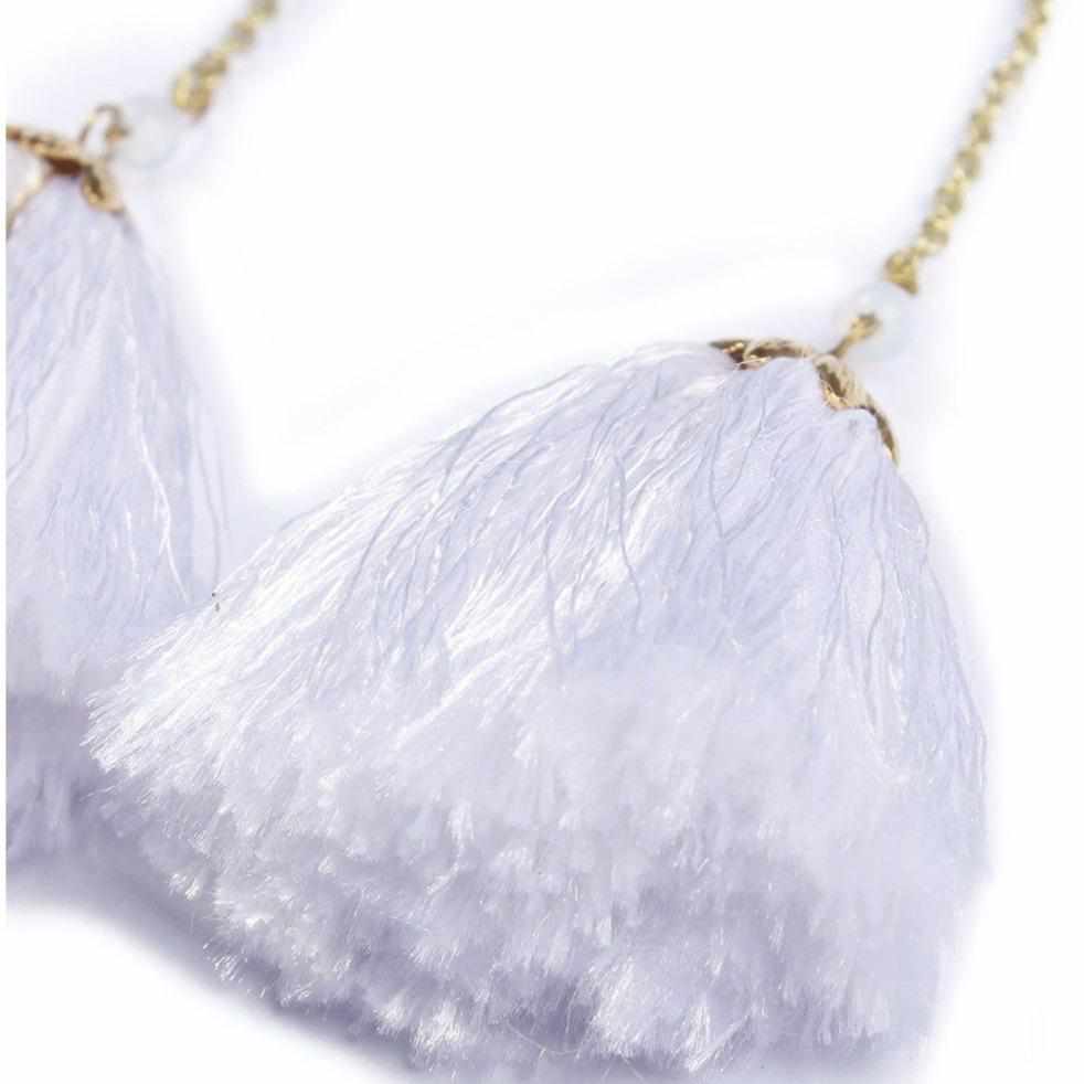 Dangling Tassel Earrings - Thailand Jewelry La Vie Bien Dangling Tassel Earrings - Thailand