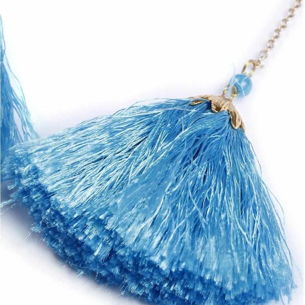 Dangling Tassel Earrings - Thailand Jewelry La Vie Bien Dangling Tassel Earrings - Thailand