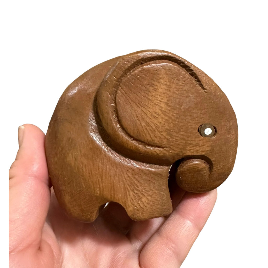 Dark Oak Charming Elephant by Music Frog Co